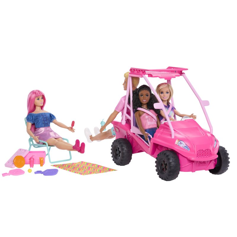 Barbie – Coffret Buggy Les Mystères de : Détectives de Plage
