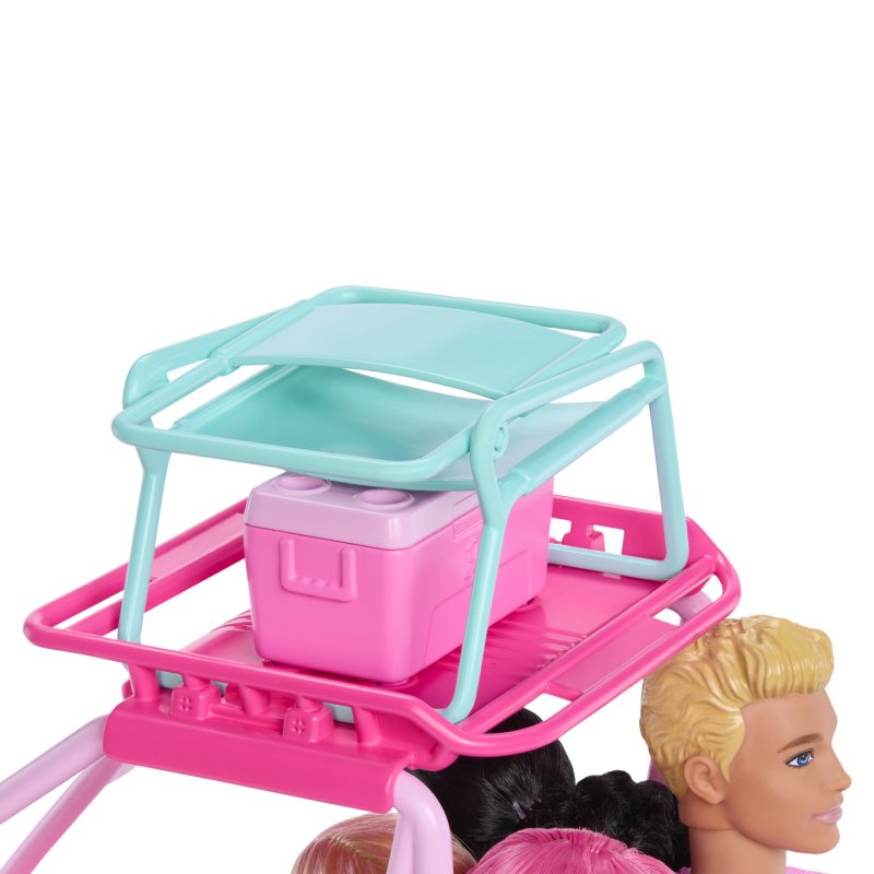 Barbie Mysteries: Beach Detectives Ultimate Beach Buggy Vehicle Playset with 10 Accessories