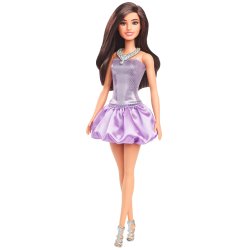 Barbie Fashionista Puppe im Paillettenkleid mit Satinrock