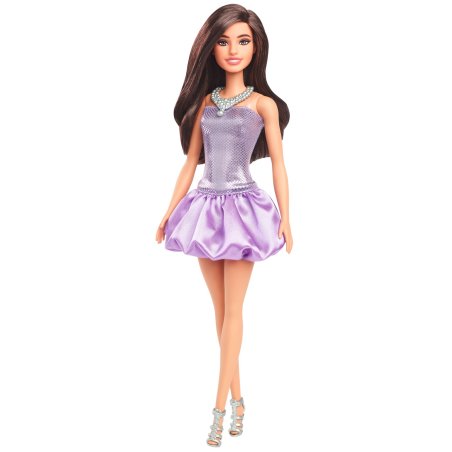 Barbie Fashionista Puppe im Paillettenkleid mit Satinrock