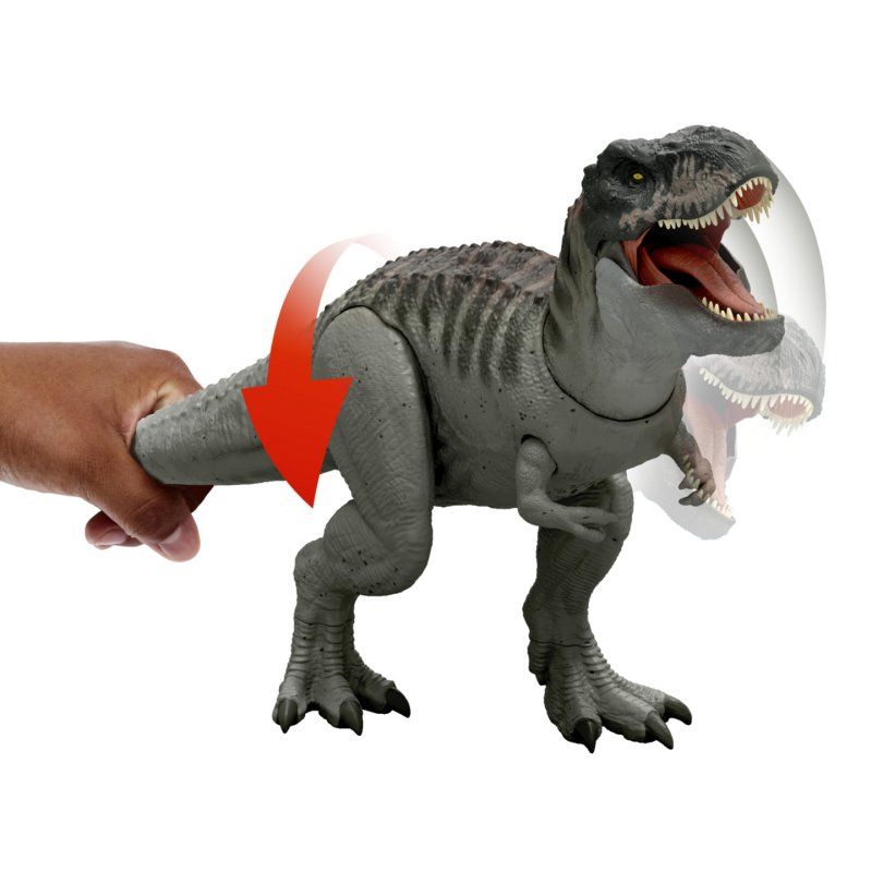 STOCKINK2-Jurassic World -Figurine articulée Tyrannosaure Furieux Prédateur