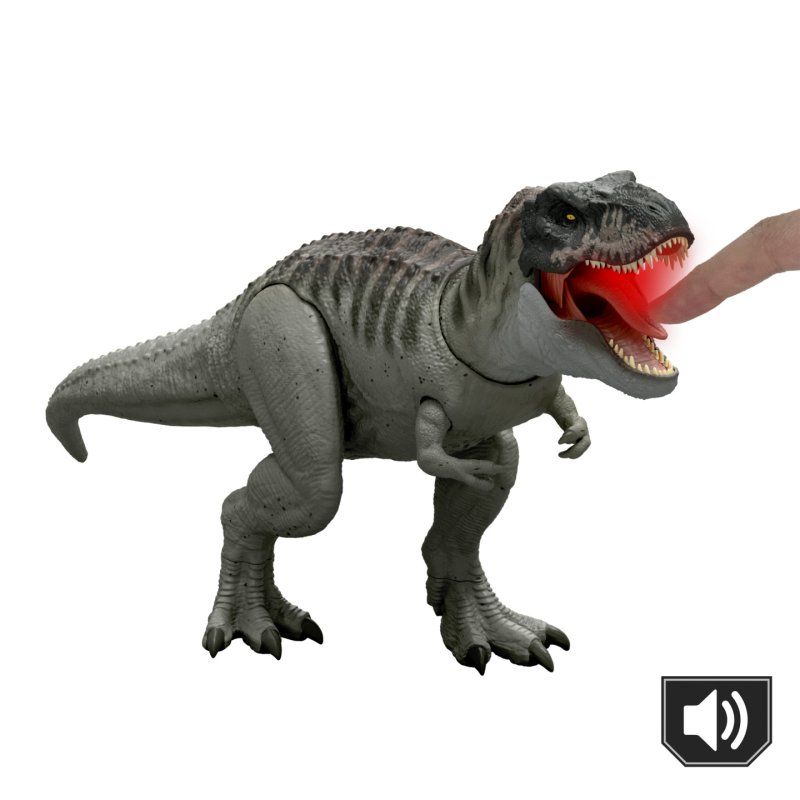 STOCKINK2-Jurassic World -Figurine articulée Tyrannosaure Furieux Prédateur