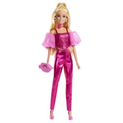 Barbie Deluxe Style im pinken Metallic Outfit