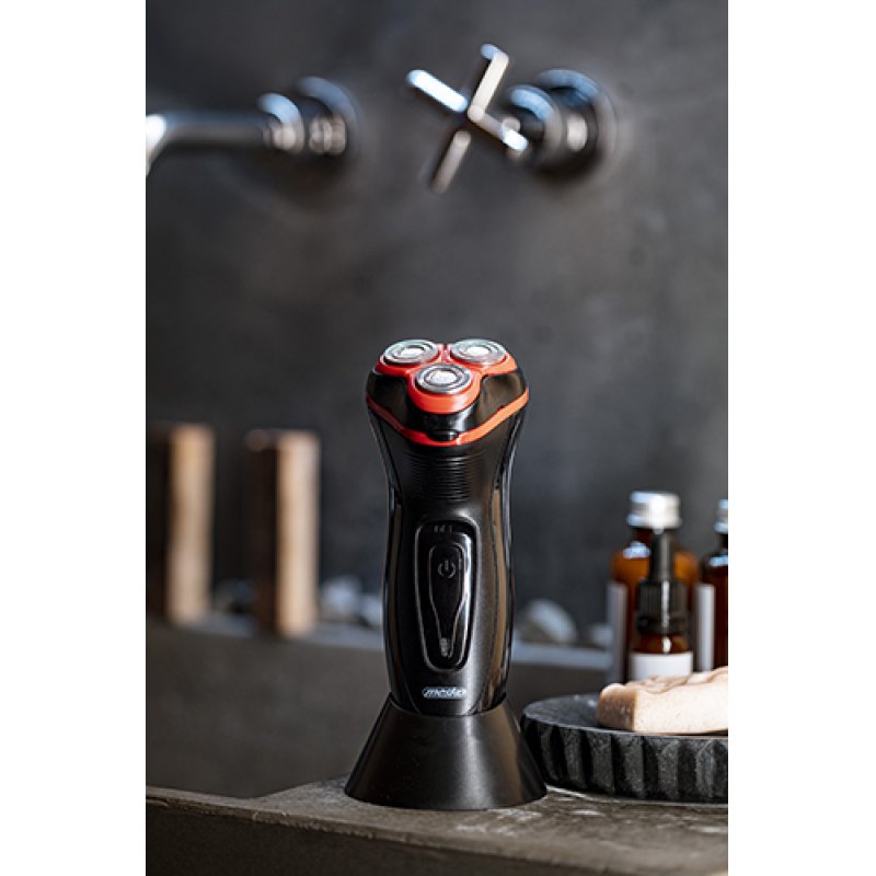 Mesko Home MS 2926 men's shaver Rotation shaver Trimmer Black, Red