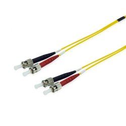 Equip ST/ST Fiber Optic Patch Cable, OS2, 2m