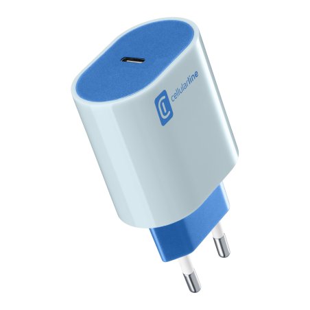 Cellularline USB-C CHARGER PD 20W BLUE