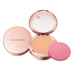 Naj-Oleari Silk feel Wet & dry Powder Foundation 9,5 g Boîtier compact Poudre 02 Peach