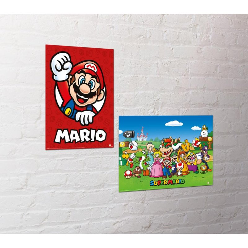 SUPER MARIO - Set 2 Posters 52 x 38cm