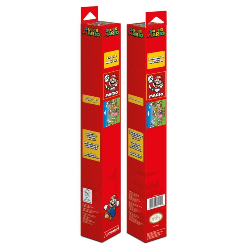 SUPER MARIO - Set 2 Posters 52 x 38cm