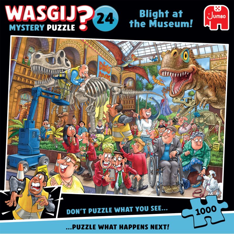 Wasgij Mystery 24 - Panique au musée ! (1000 pièces)