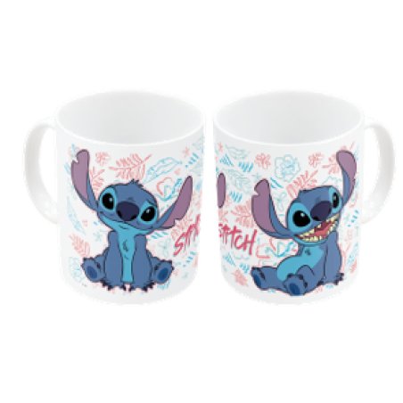 ESP MUG CERAMIQUE STITCH FLEUR DE FORET 325ML