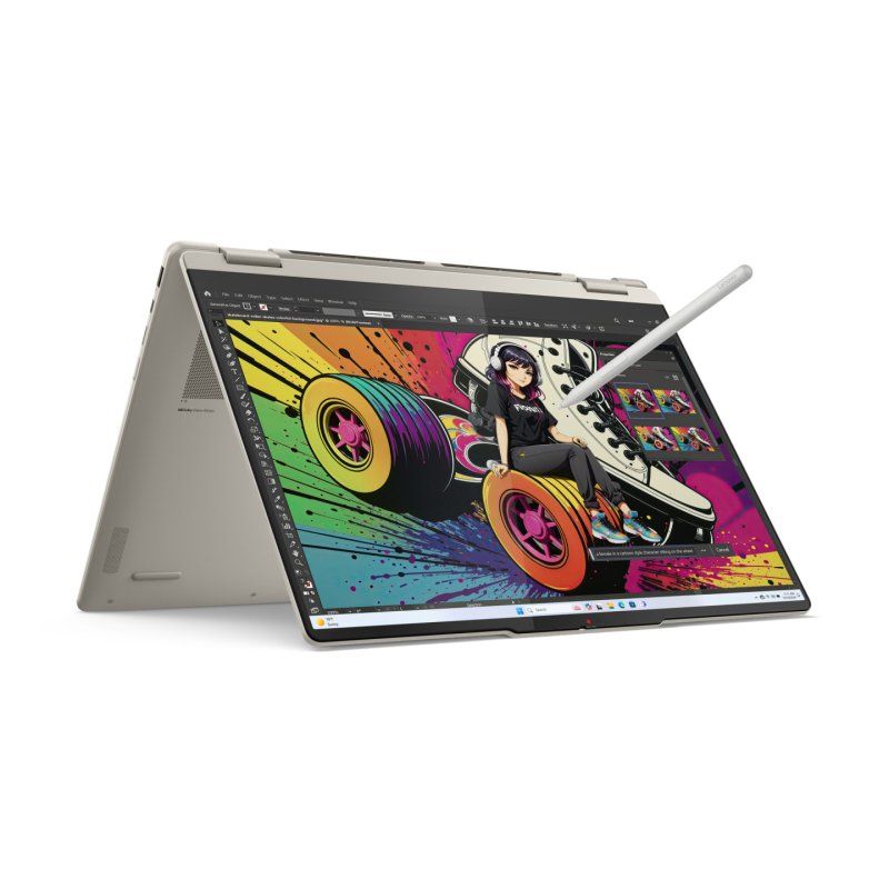 STOCKIN1-Lenovo Yoga 7 2-in-1 16AKP10 Copilot PC 350 Hybride (2-en-1) 40,6 cm (16") Écran tactile 2.8K 32 Go