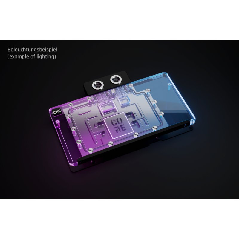 Alphacool Core RX 9070 XT TUF Prime mit Backplate
