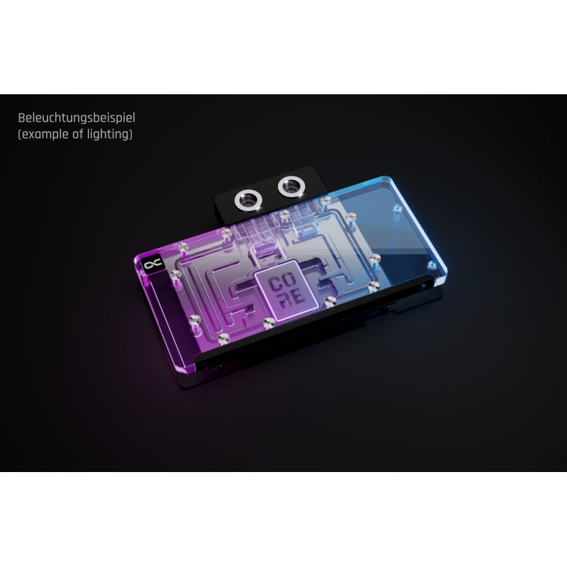 Alphacool Core RX 9070 XT Steel Legend mit Backplate