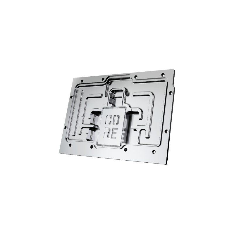 Alphacool Core RX 9070 XT Steel Legend mit Backplate