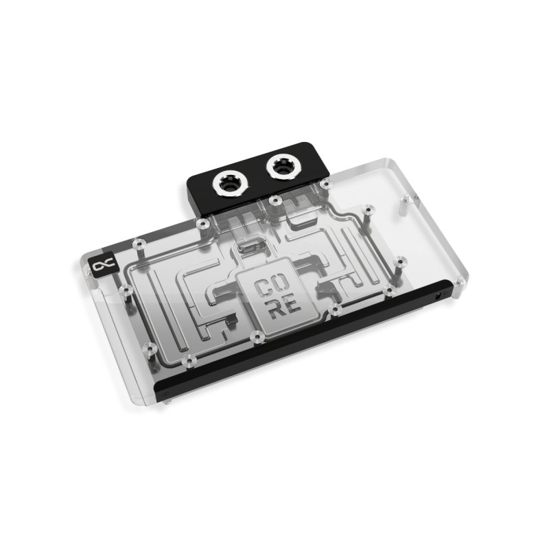 Alphacool Core RX 9070 XT Swift Quicksilver mit Backplate
