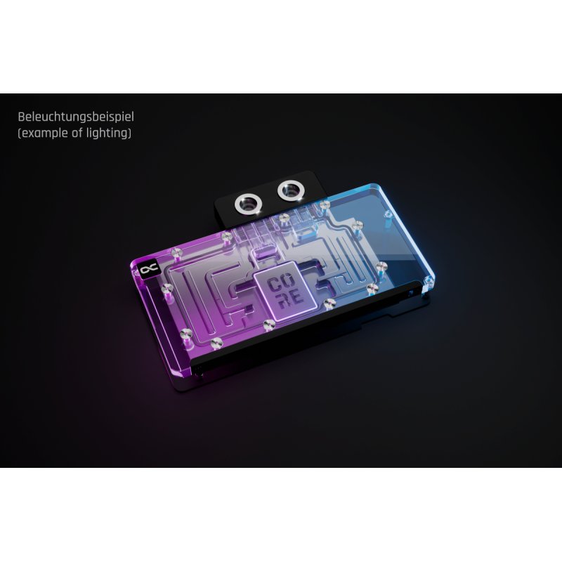 Alphacool Core RX 9070 XT Swift Quicksilver mit Backplate