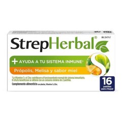 Strepheral Honey Propolis 16 Units