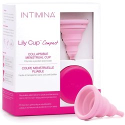 Intimina Lily Cup Compact Small Menstrual Cup with Flat-fold Compact Design Size A