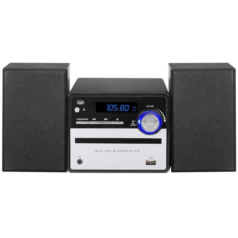 RADIO TREVI Hi-Fi 20W BLUETOOTH CD USB AUX-IN HCX 10F6 NEGRO