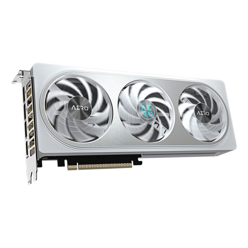 GIGABYTE GeForce RTX 5060 AERO OC 8G Graphics Card - 8GB GDDR7, 128bit, PCI-E 5.0, 2595 MHz Core Clock, 3 x
