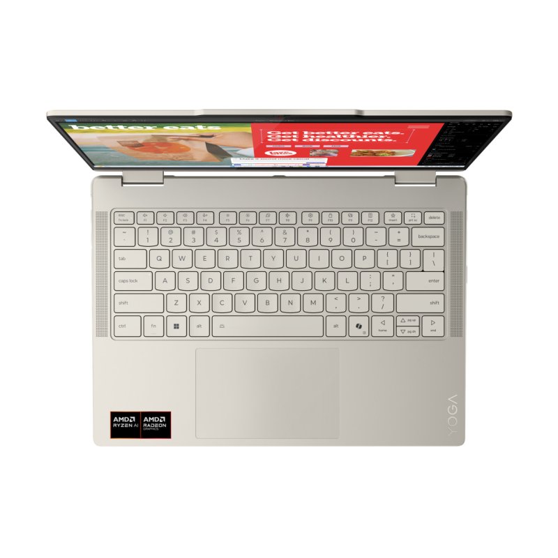 Lenovo Yoga 7 2-in-1 14AKP10 Copilot PC AMD Ryzen AI 7 350 Hybrid (2-in-1) 35.6 cm (14") Touchscreen 2.8K 16 GB