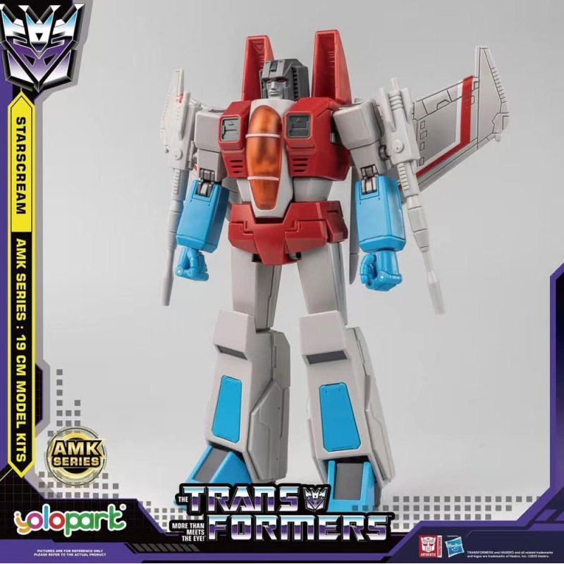 Transformers Generation One figurine Plastic Model Kit AMK Series Starscream 19 cm