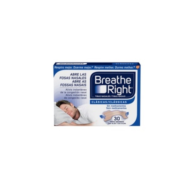 Breathe Right Nasal Strips Large Size 30 Units