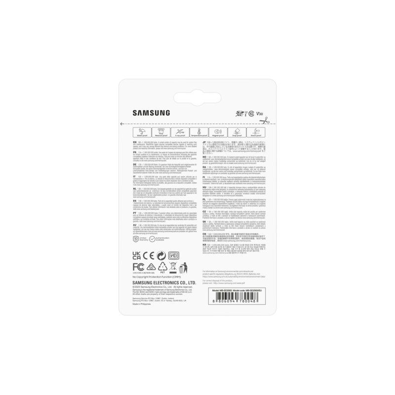 CARD Card 256GB Samsung XC PRO Plus (2023)(CL10) retail