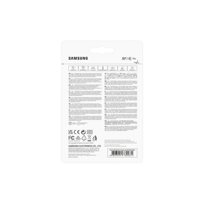 Samsung MB-SD512S/EU mémoire flash 512 Go SD UHS-I Classe 3