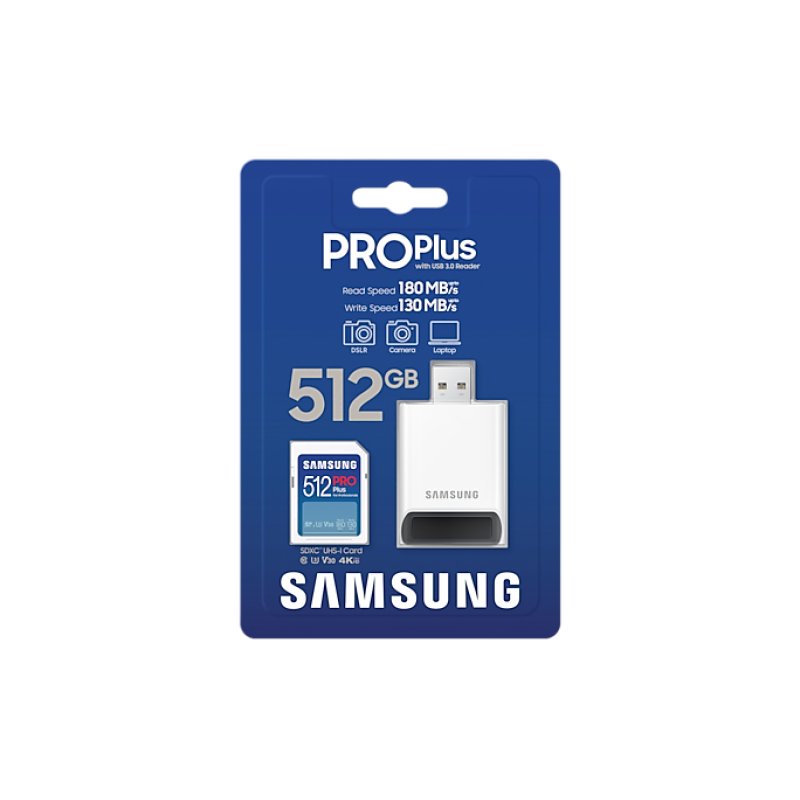 Samsung PRO Plus MB-SD512SB/WW memory card 512 GB SDXC UHS-I
