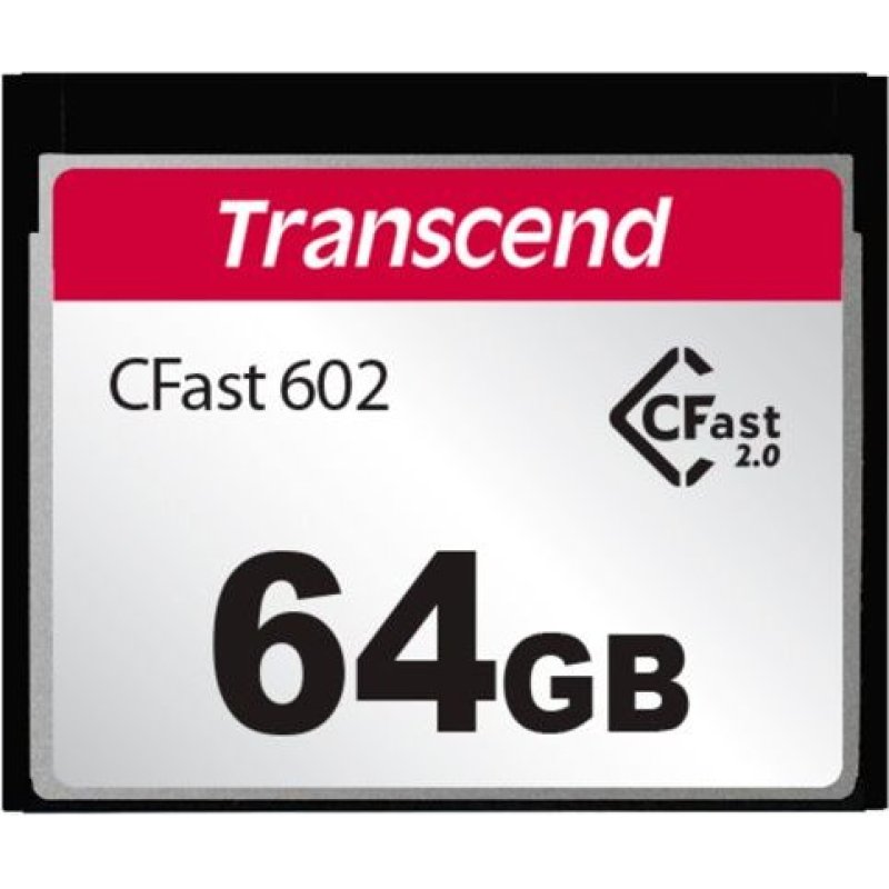 Transcend TS64GCFX602 mémoire flash 64 Go CFast 2.0 MLC