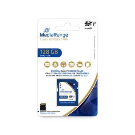 MediaRange MR969 mémoire flash 128 Go SDXC UHS-I Classe 10