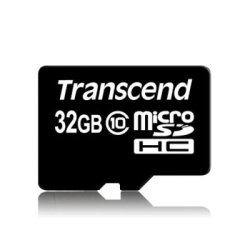 Transcend microSDHC 32GB 32 Go MLC Classe 10