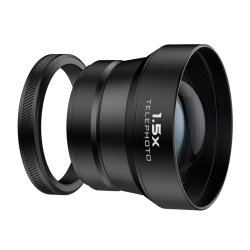 Freewell telephoto lens for FUJI X1000VI/X100V 1.5x (black)