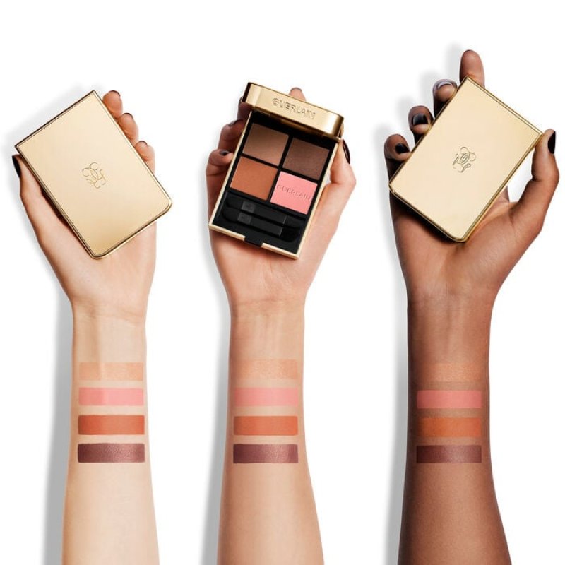 Guerlain Ombres G ombre à paupière 129 Honey Ambre Mat, Métallique, Perle, Satin