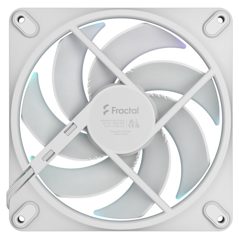 Fractal D. Momentum 14 RGB White