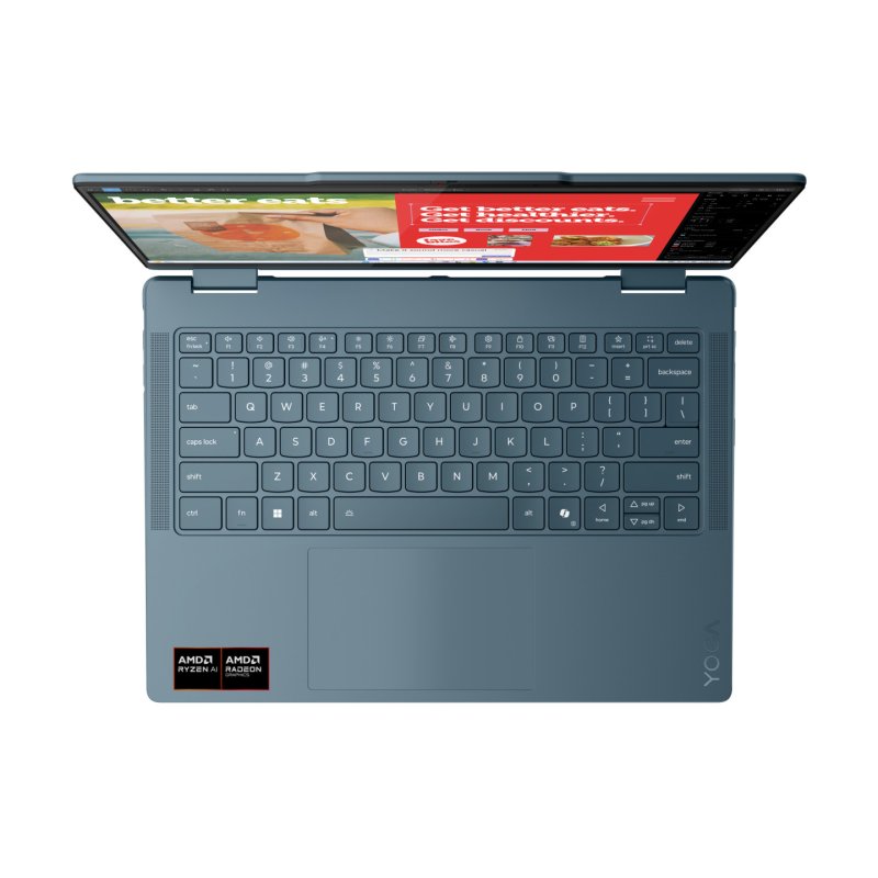 Lenovo Yoga 7 2-in-1 83JR002UGE - 14" WUXGA OLED, AMD Ryzen™ AI 5-340, 16GB RAM, 512 GB SSD, Windows 11