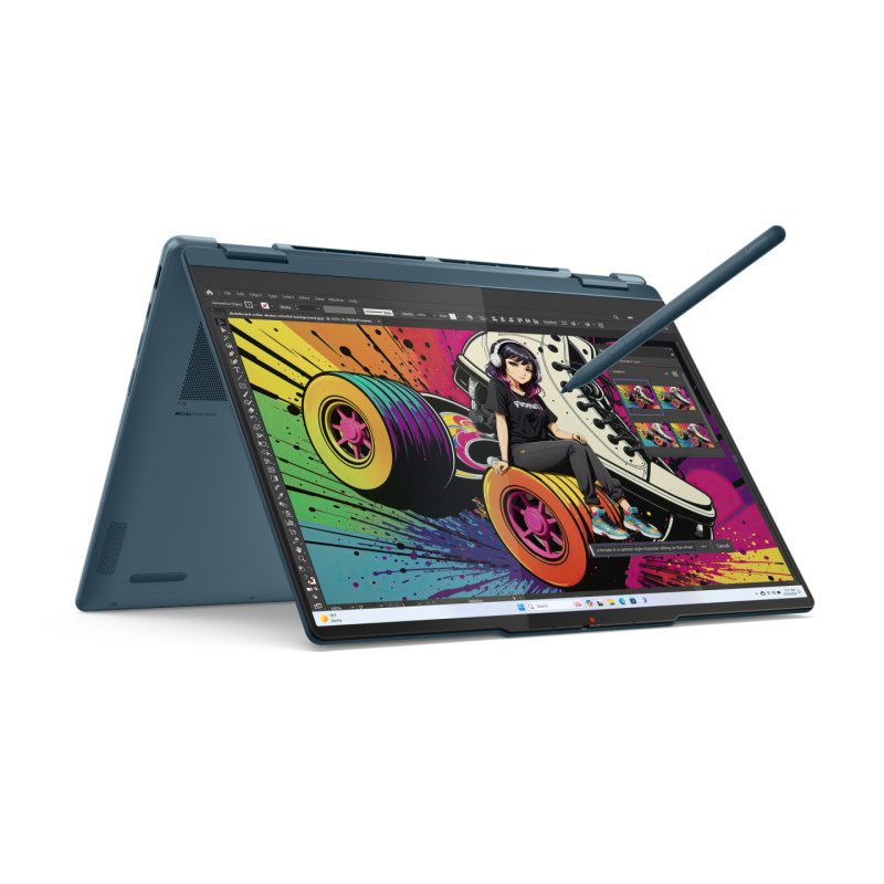 Lenovo Yoga 7 2-in-1 14AKP10 Copilot PC AMD Ryzen AI 5 340 Hybride (2-en-1) 35,6 cm (14") Écran tactile WUXGA 16 Go