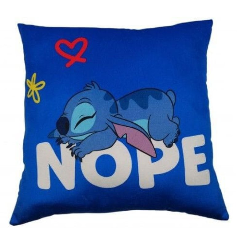 Lilo et Stitch - Coussin double face Stitch Nope (40x40cm)