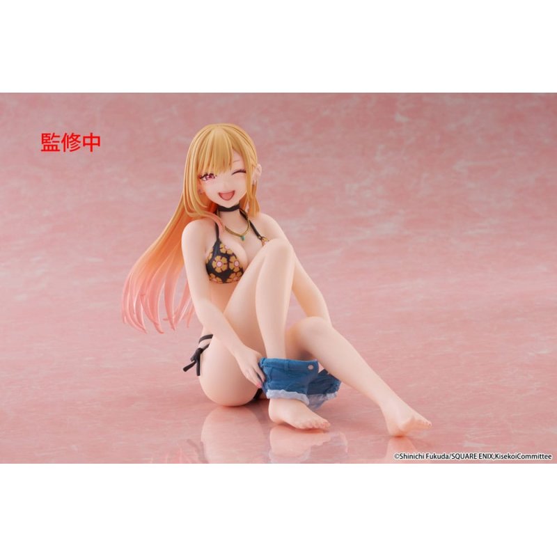 My Dress-Up Darling statuette PVC Desktop Cute Figure Marin Kitagawa Measured Swimsuit Ver. 13 cm