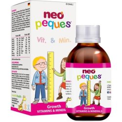 Neo Peques Growth Children's Syrup from 6 Months 150ml - 100% Natural Ingredients with Essential Vitamins and Minerals