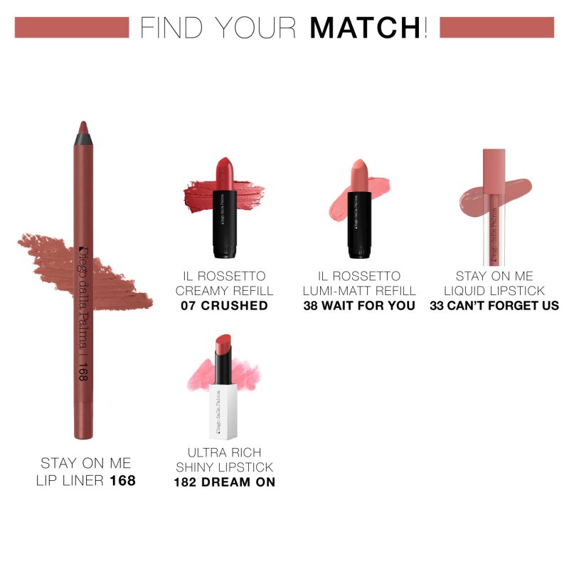 Diego dalla Palma Stay On Me Lip Liner 1,2 g 168 Terracotta