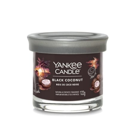 Yankee Candle Aromatic Candle Signature Tumbler Small Black Coconut 122 Grams