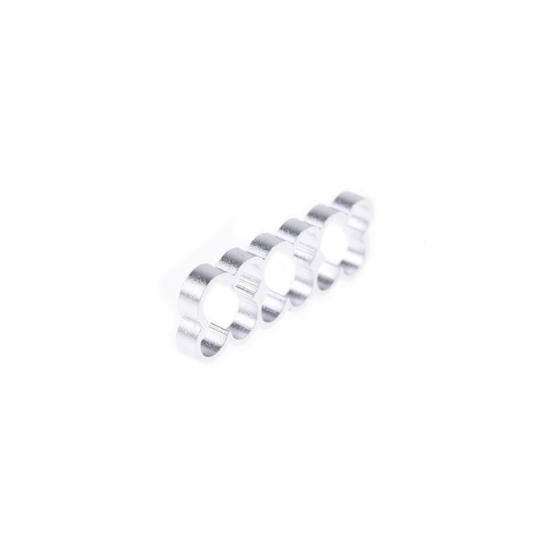 Alphacool Eiskamm Alu X12 - 4mm silver - 4 pcs