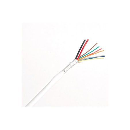 Flexible Alarm Cable 6x0.22mm²+power 2x0.75mm² LSZH Eca Whit
