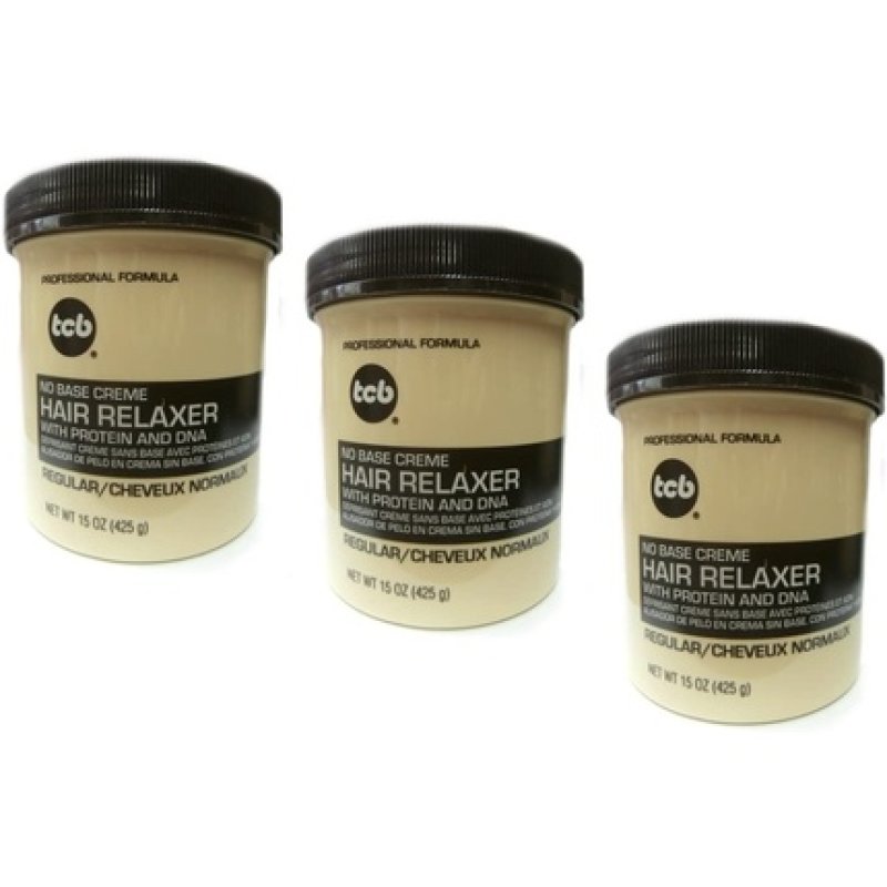 TCB No Base Cream Hair Relaxer Regular Normal 425g