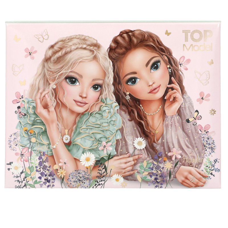 Topmodel - Stationery Box SUMMER FEELING - Soft Pink and Trendy Sage Green