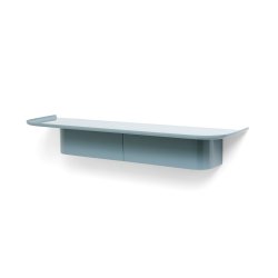 HAY - Korpus Shelf 7 Hooks 90x25x14 cm (Sea Powder)