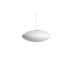 HAY - Nelson Saucer Crisscross Bubble Pendant Off-White (44 cm)